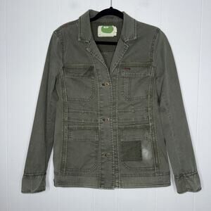 Anthropologie Women’s Green Military Field Jacket Worn On TV The Society Size S